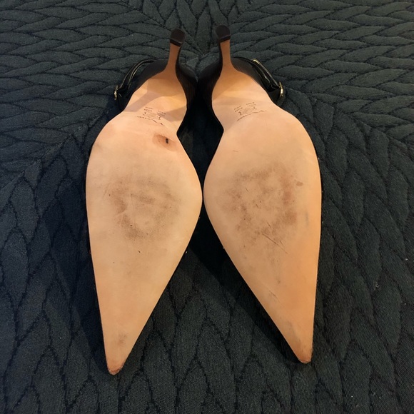 ✨Host Pick✨ Nina studded snake print sling backs - Picture 6 of 6